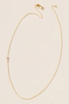 MAYA BRENNER MAYA BRENNER 14K GOLD ASYMMETRICAL NUMERAL NECKLACE,55457931