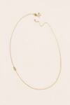 MAYA BRENNER MAYA BRENNER 14K GOLD ASYMMETRICAL NUMERAL NECKLACE,55457931