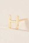 MAYA BRENNER MAYA BRENNER 14K YELLOW GOLD MONOGRAM POST EARRING,55458152