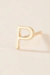 MAYA BRENNER MAYA BRENNER 14K YELLOW GOLD MONOGRAM POST EARRING,55458152