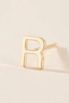 MAYA BRENNER MAYA BRENNER 14K YELLOW GOLD MONOGRAM POST EARRING,55458152