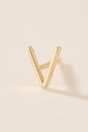 MAYA BRENNER MAYA BRENNER 14K YELLOW GOLD MONOGRAM POST EARRING,55458152