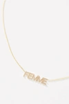 MAYA BRENNER MAYA BRENNER 14K GOLD FEMME NECKLACE,55458459