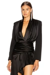 ALEXANDER WANG BLAZER HYBRID BODYSUIT,AWAN-WS169