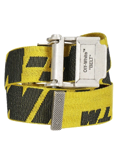 Off-white Off White Industrial Belt In Yellow/black