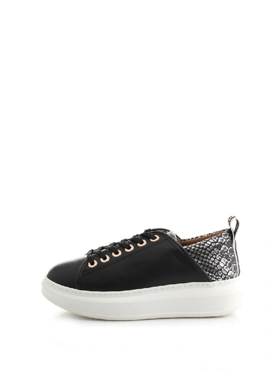 Alexander Smith Leather Sneakers In Black
