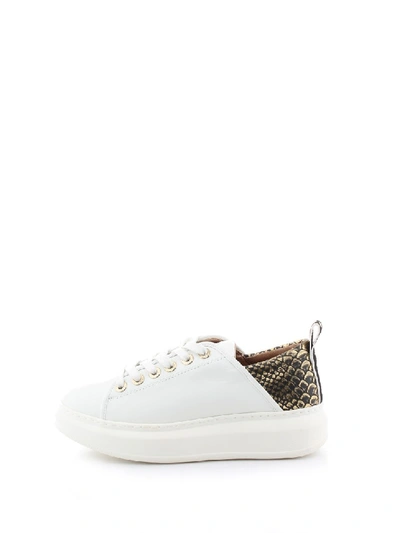 Alexander Smith Leather Sneakers In White