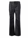 GIVENCHY FLARED TROUSERS,BW50EG12MN 498 MIDNIGHT BLUE