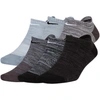 Nike 6-pack Everyday Lightweight No-show Training Socks In Black/grey/white