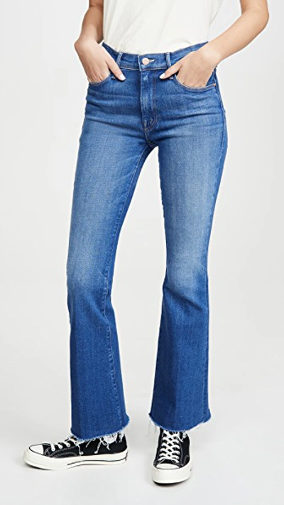 Mother The Weekender Fray Jeans In Groovin