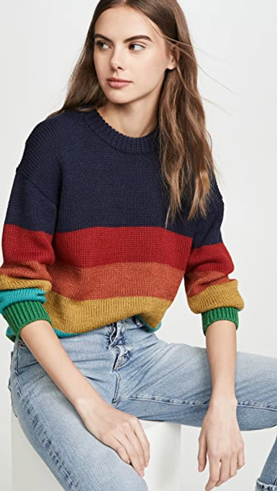 Mother The Alpaca Sweater In Seeing Colors