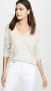 VINCE Weekend V Neck Cashmere Sweater