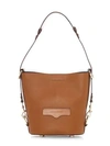 Rebecca Minkoff Women's Small Utility Convertible Leather Bucket Bag In Tan