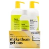 Devacurl Make Them Gel-ous Wavy Cleanse & Condition Liter Kit