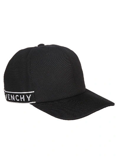 Givenchy Black Cotton Blend Baseball Cap