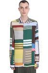 RICK OWENS OFFICE SHIRT SHIRT IN MULTICOLOR VISCOSE,11195808