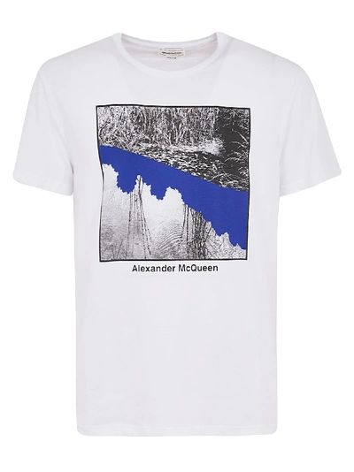 Alexander Mcqueen Photograph Print T-shirt In White