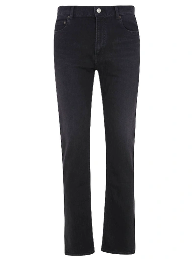 Balenciaga Classic Straight Jeans In Black