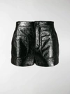 SAINT LAURENT SHINY SHORTS,14818984