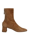 Aquazzura Ankle Boots In Camel