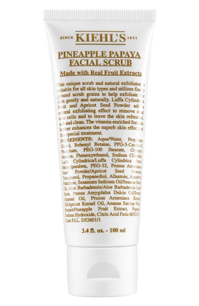 KIEHL'S SINCE 1851 PINEAPPLE PAPAYA FACIAL SCRUB, 3.4 OZ,1400401