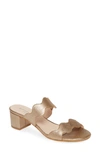 Patricia Green Palm Beach Slide Sandal In Saffron Suede