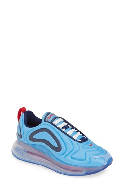 Nike Air Max 720 Sneaker In Blue/ Red/ Silver/ Summit