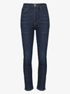 RE/DONE HIGH-RISE CROPPED SKINNY JEANS,1633WUHRC14269498