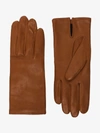 AGNELLE BROWN KATE LEATHER GLOVES,KATE14602090