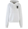 BURBERRY MONOGRAM MOTIF COTTON HOODIE,BUR2947RWHT