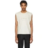 SAINT LAURENT OFF-WHITE 'TROUBLE EVERY DAY' T-SHIRT