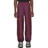 ADIDAS ORIGINALS BY ALEXANDER WANG ADIDAS ORIGINALS BY ALEXANDER WANG PURPLE YOU FOR E YEAH EXCEED THE LIMIT TRACK trousers