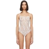 WOLFORD WOLFORD WHITE KATHERINA STRING BODYSUIT