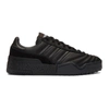 ADIDAS ORIGINALS BY ALEXANDER WANG BLACK B-BALL SOCCER SNEAKERS