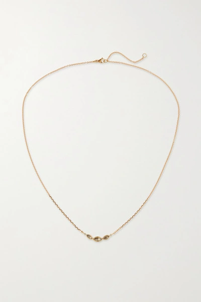 Brooke Gregson 14-karat Gold Diamond Necklace