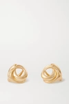 ANNE MANNS PABLA GOLD-PLATED EAR CUFFS