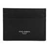 DOLCE & GABBANA DOLCE AND GABBANA BLACK LOGO CARD HOLDER