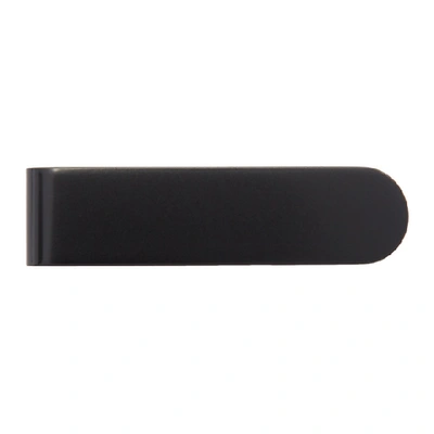 Saint Laurent Black Matte Id Money Clip In 0533 Black