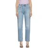 Agolde Pinch Waist Cropped Distressed High-rise Flared Jeans In Riptide