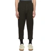 AMI ALEXANDRE MATTIUSSI AMI ALEXANDRE MATTIUSSI BROWN CARROT TROUSERS