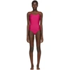 Oseree Ssense Exclusive Pink One-piece Swimsuit In 74140 Magen