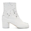 MAISON MARGIELA MAISON MARGIELA SSENSE 独家发售黑色“WHITE-OUT” TABI 踝靴