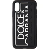 DOLCE & GABBANA DOLCE AND GABBANA BLACK LOGO IPHONE X CASE