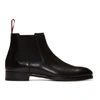 PAUL SMITH PAUL SMITH BLACK CROWN CHELSEA BOOTS