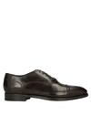 Ortigni Laced Shoes In Dark Brown