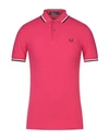 Fred Perry Polo Shirt In Garnet