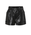 ISABEL MARANT XIKE HIGH-RISE LEATHER SHORTS,P00437609