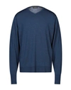 John Smedley Sweaters In Blue