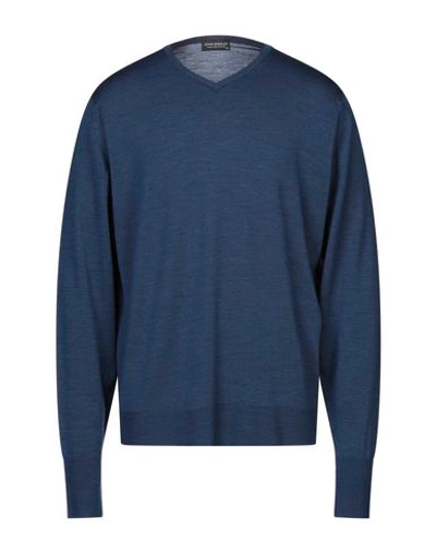 John Smedley Sweaters In Blue