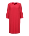 Antonelli Short Dresses In Red